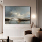Abstract 1609 Canvas Art 18" x 24" / 45 x 60 cm / Black