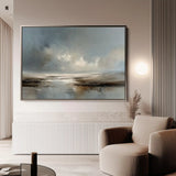 Abstract 1609 Canvas Art 18" x 24" / 45 x 60 cm / Black