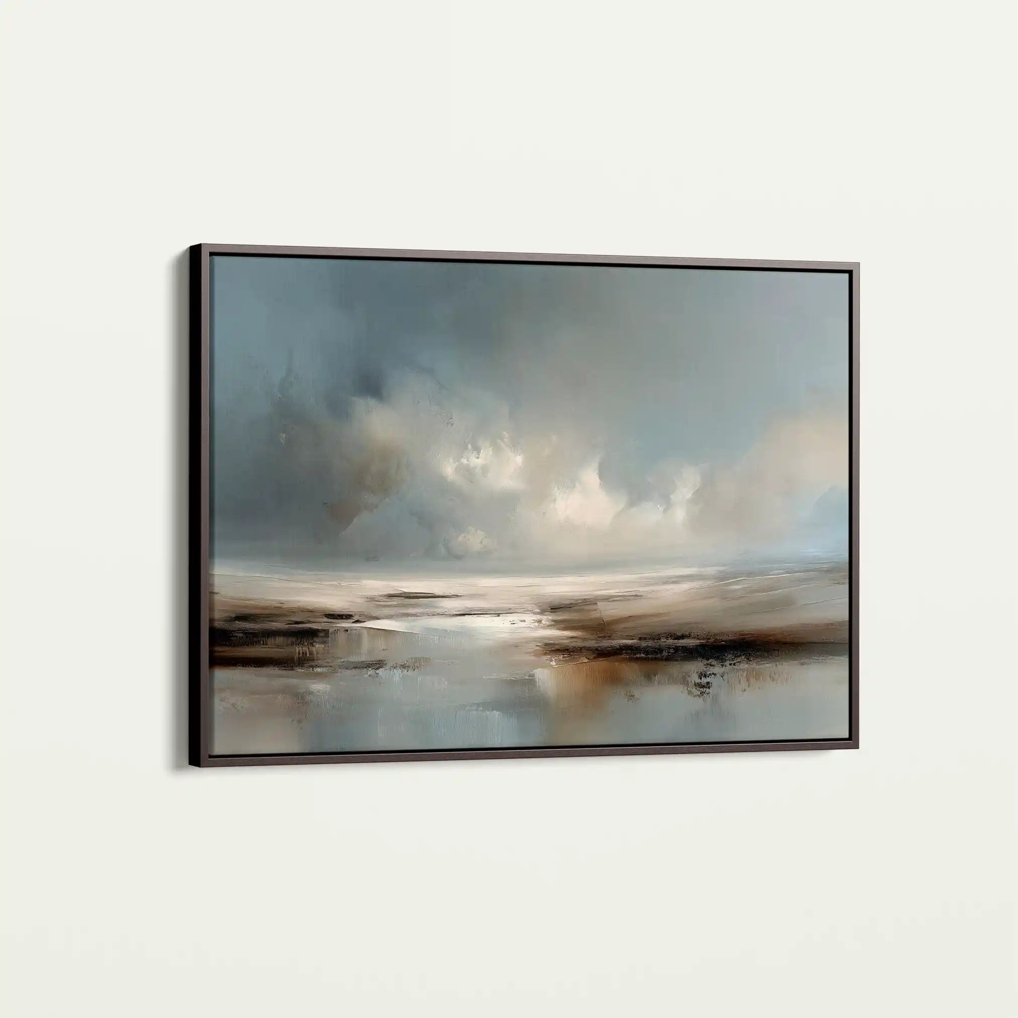 Abstract 1609 Canvas Art 60 x 40 cm / Black