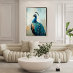 Animals 161 Canvas Art 18" x 24" / 45 x 60 cm / Black