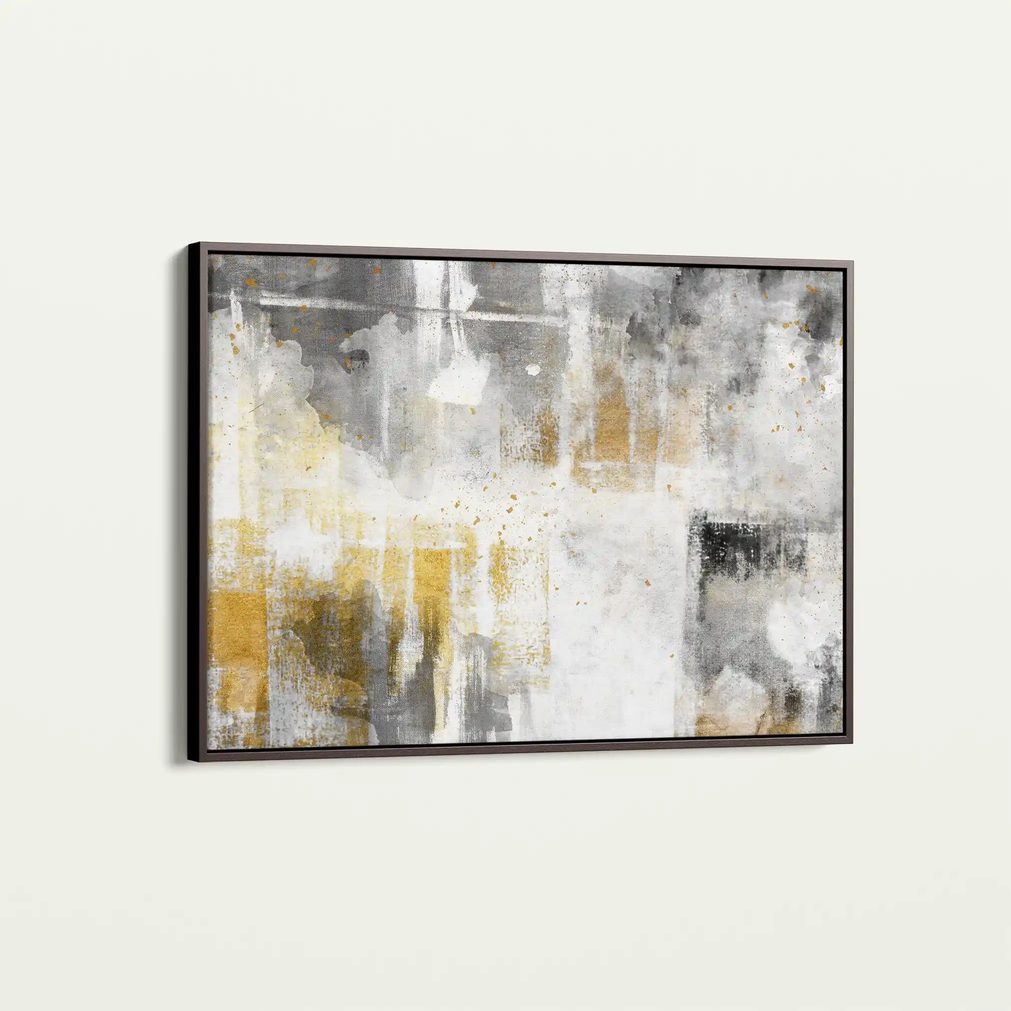 Abstract 161 Canvas Art 60 x 40 cm / Black