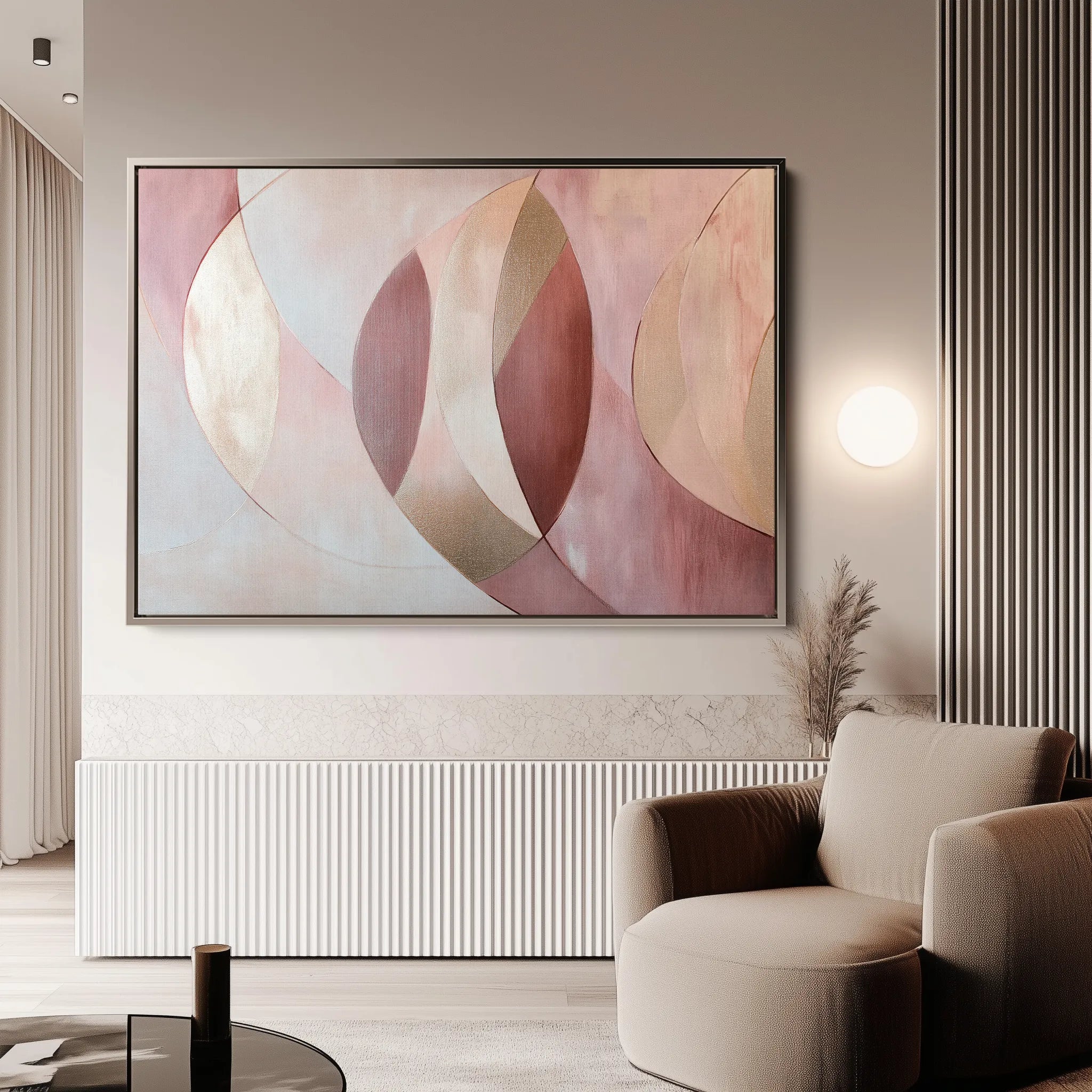 Boho 161 Canvas Art 18" x 24" / 45 x 60 cm / Black