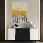 Floral 161 Canvas Art 60 x 40 cm / Black