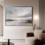 Abstract 1610 Canvas Art 18" x 24" / 45 x 60 cm / Black