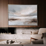 Abstract 1610 Canvas Art 18" x 24" / 45 x 60 cm / Black
