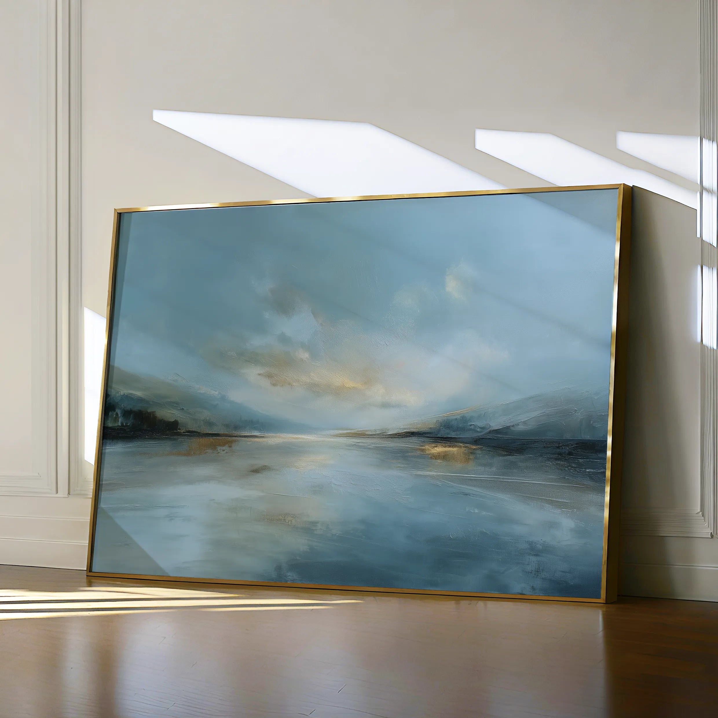 Abstract 1611 Canvas Art 18" x 24" / 45 x 60 cm / Black