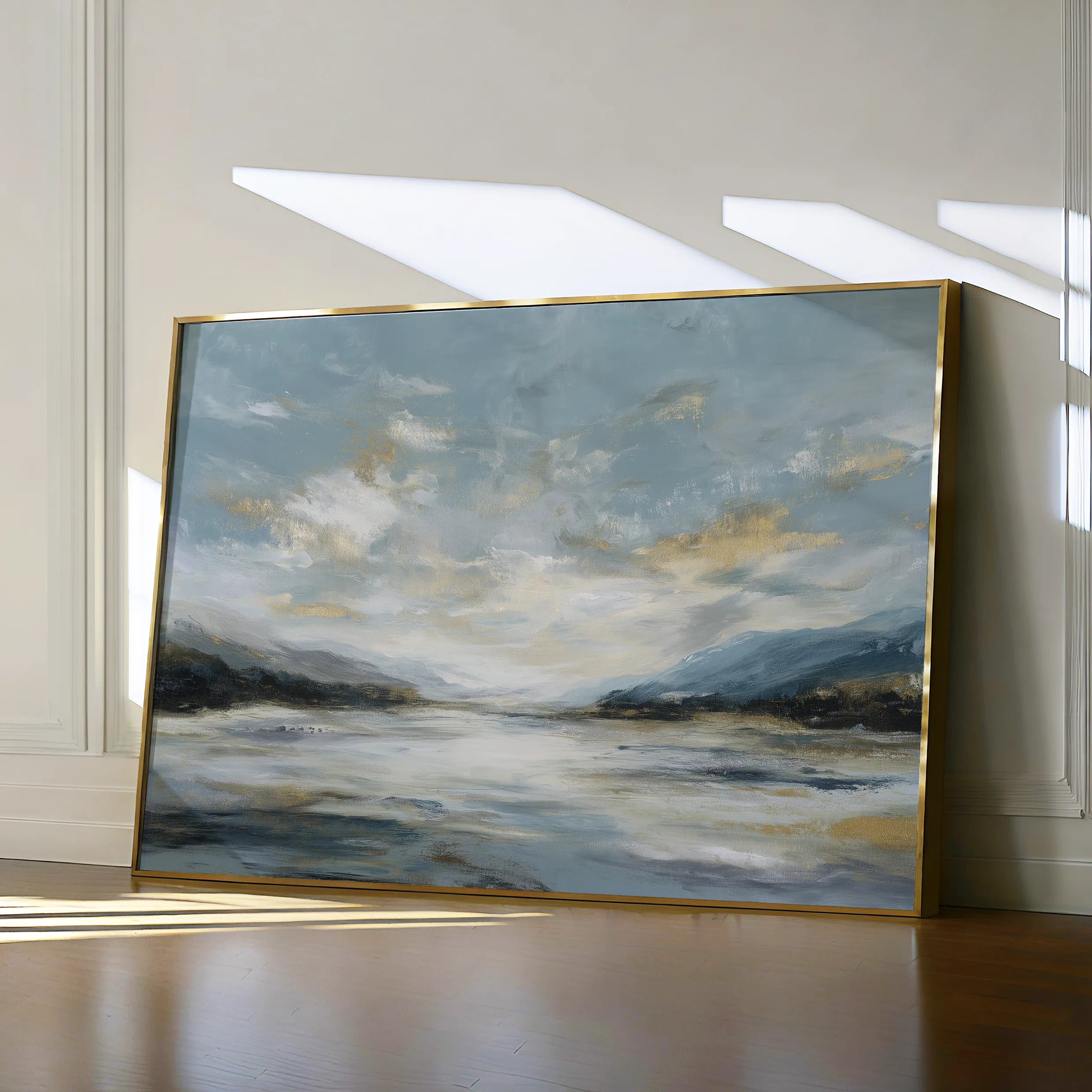 Abstract 1612 Canvas Art 18" x 24" / 45 x 60 cm / Black
