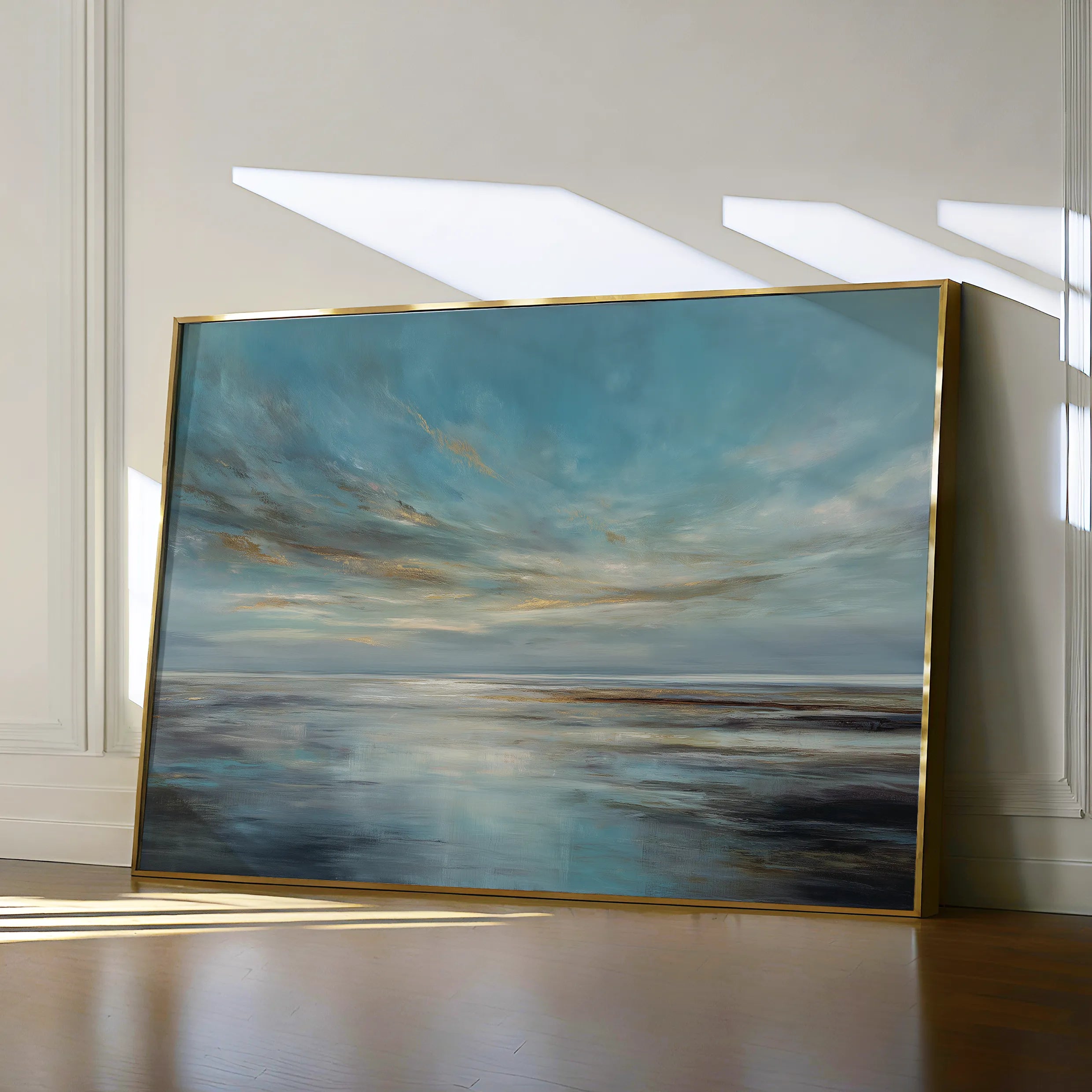 Abstract 1613 Canvas Art 18" x 24" / 45 x 60 cm / Black