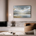 Abstract 1614 Canvas Art 18" x 24" / 45 x 60 cm / Black