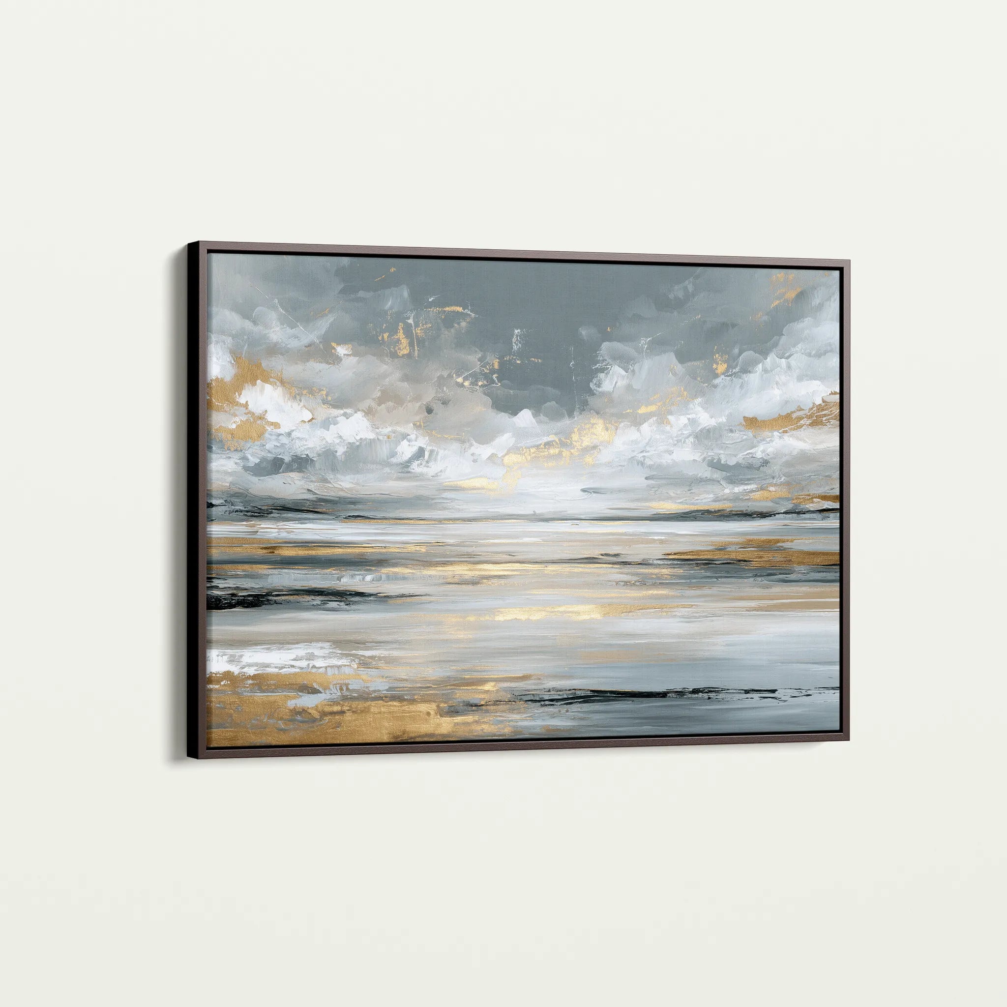 Abstract 1614 Canvas Art 18" x 24" / 45 x 60 cm / Black