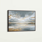 Abstract 1614 Canvas Art 60 x 40 cm / Black