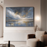 Abstract 1615 Canvas Art 18" x 24" / 45 x 60 cm / Black