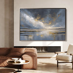 Abstract 1615 Canvas Art 18" x 24" / 45 x 60 cm / Black