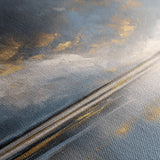 Abstract 1615 Canvas Art 18" x 24" / 45 x 60 cm / Black