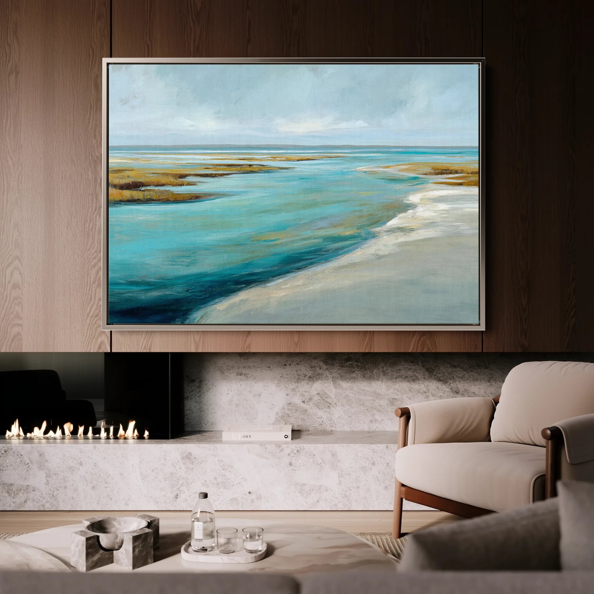 Abstract 1616 Canvas Art 18" x 24" / 45 x 60 cm / Black