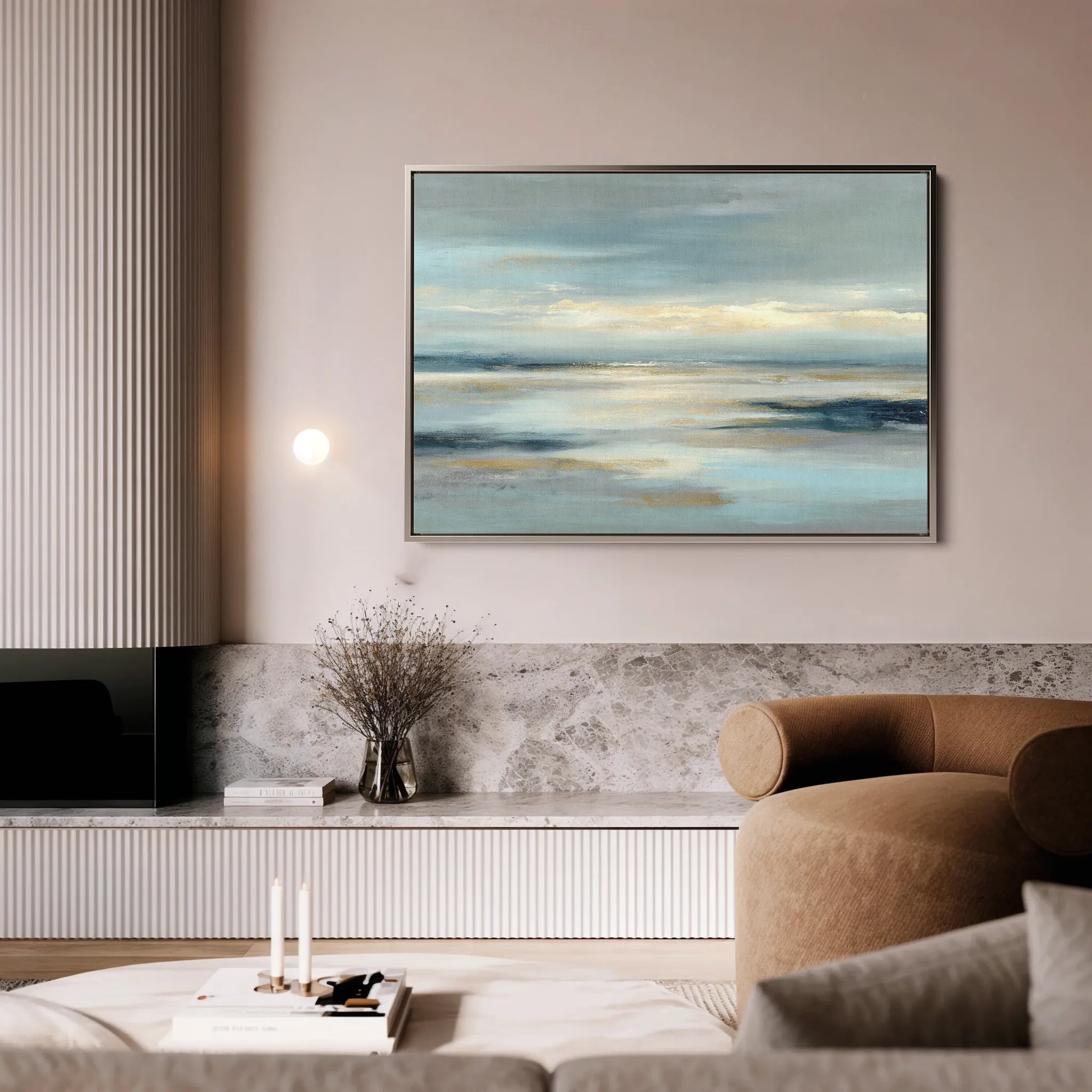 Abstract 1617 Canvas Art 18" x 24" / 45 x 60 cm / Black
