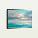 Abstract 1618 Canvas Art 18" x 24" / 45 x 60 cm / Black
