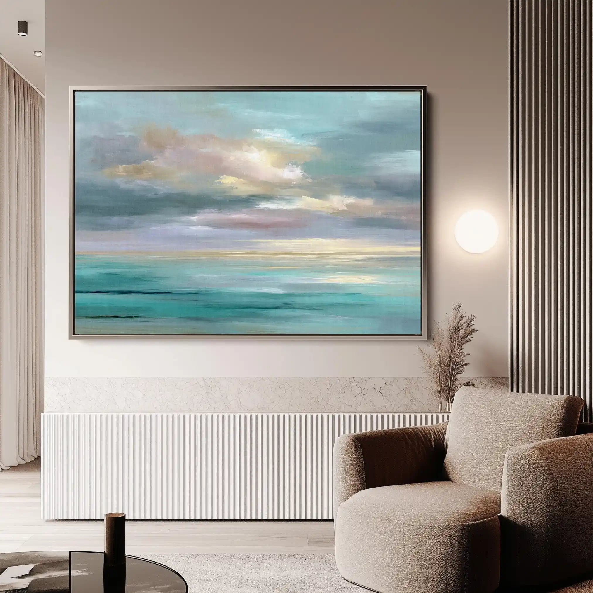 Abstract 1618 Canvas Art 60 x 40 cm / Black