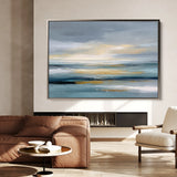 Abstract 1619 Canvas Art 18" x 24" / 45 x 60 cm / Black