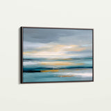 Abstract 1619 Canvas Art 18" x 24" / 45 x 60 cm / Black
