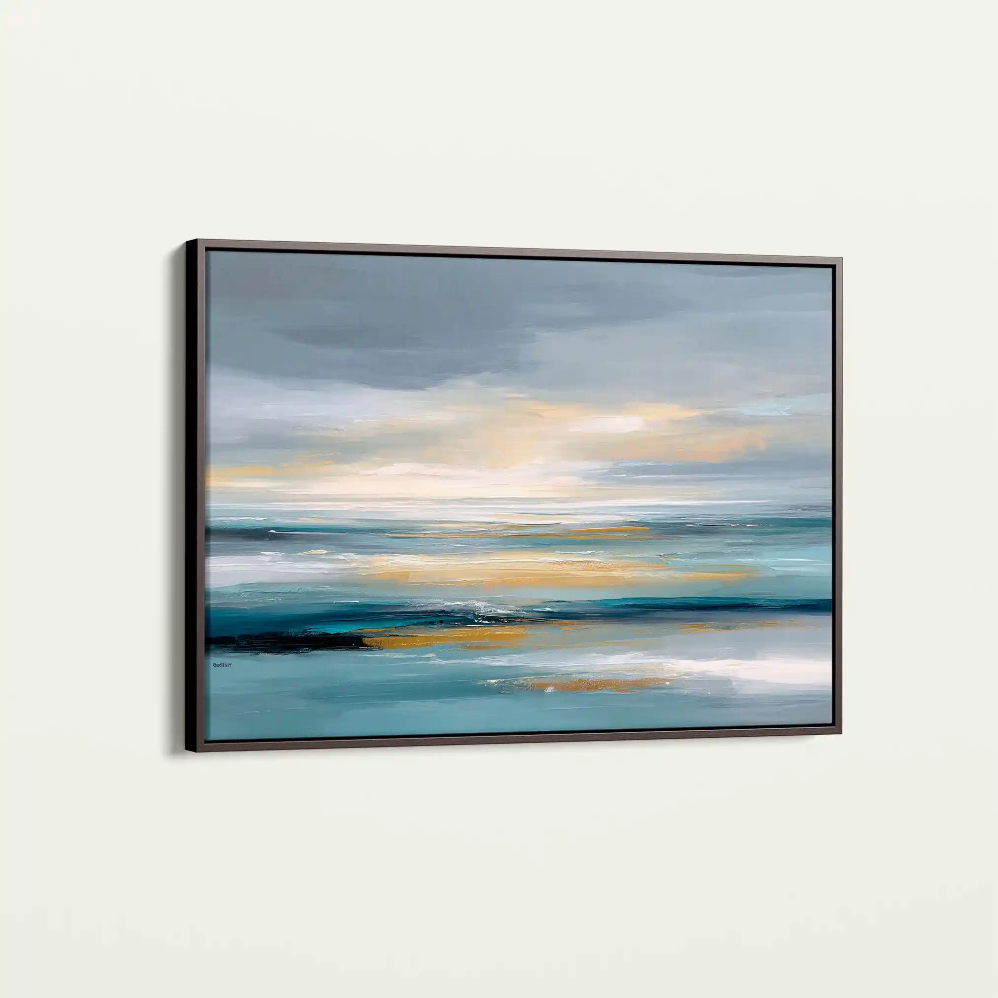 Abstract 1619 Canvas Art 60 x 40 cm / Black