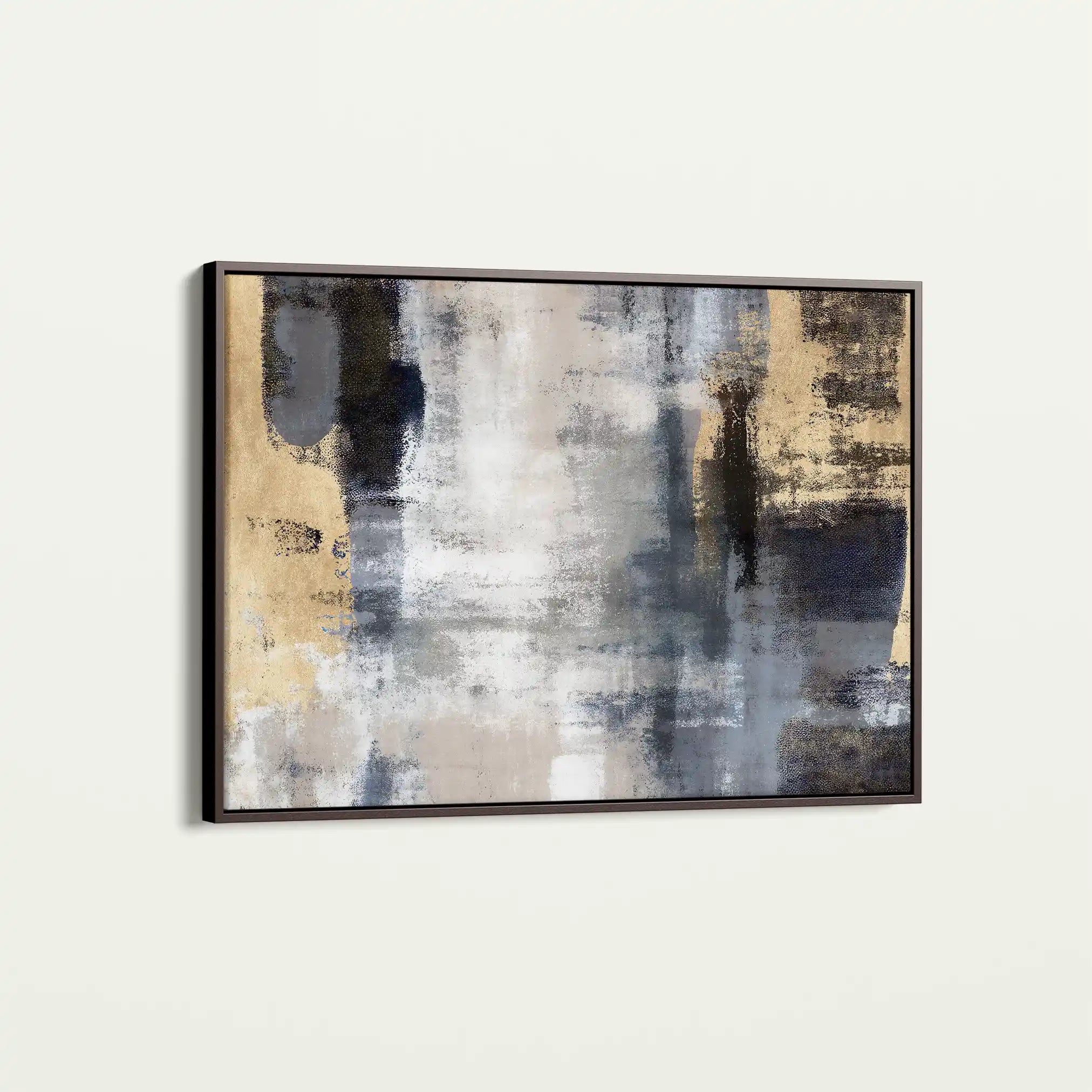 Abstract 162 Canvas Art 60 x 40 cm / Black