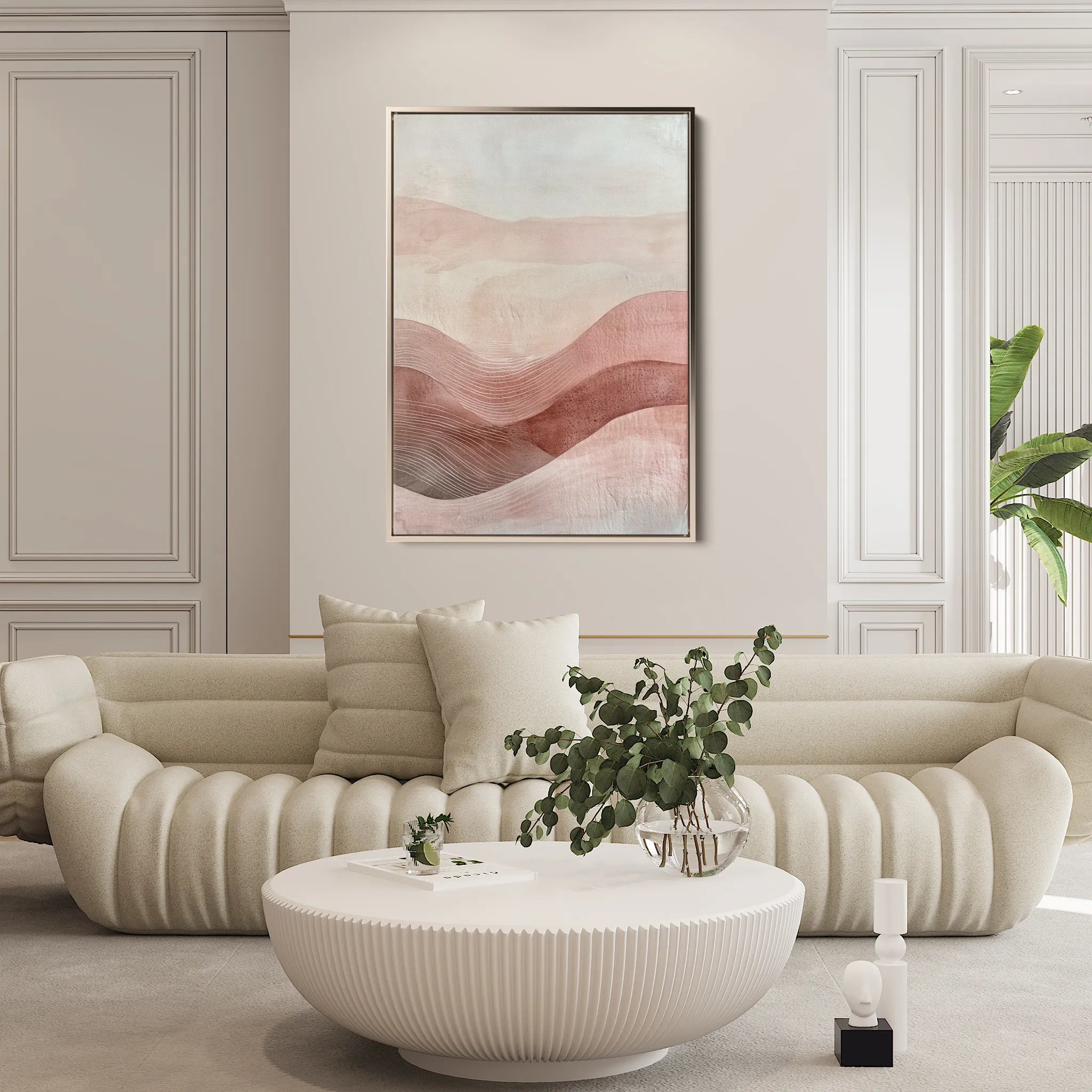 Boho 162 Canvas Art 18" x 24" / 45 x 60 cm / Black