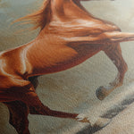 Horses 162 Canvas Art 18" x 24" / 45 x 60 cm / Black