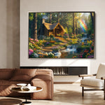 Landscape 162 Canvas Art 18" x 24" / 45 x 60 cm / Black