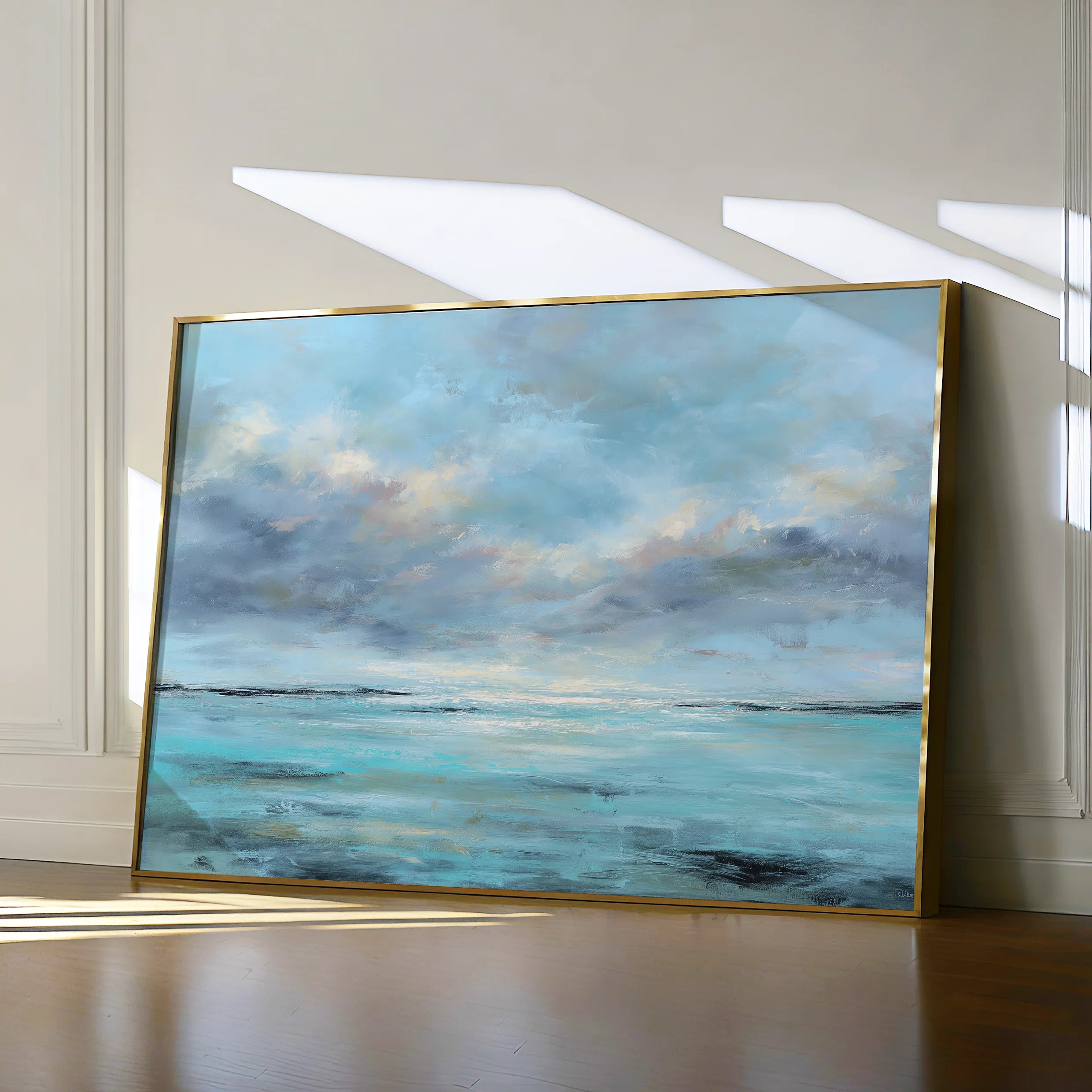 Abstract 1620 Canvas Art 18" x 24" / 45 x 60 cm / Black
