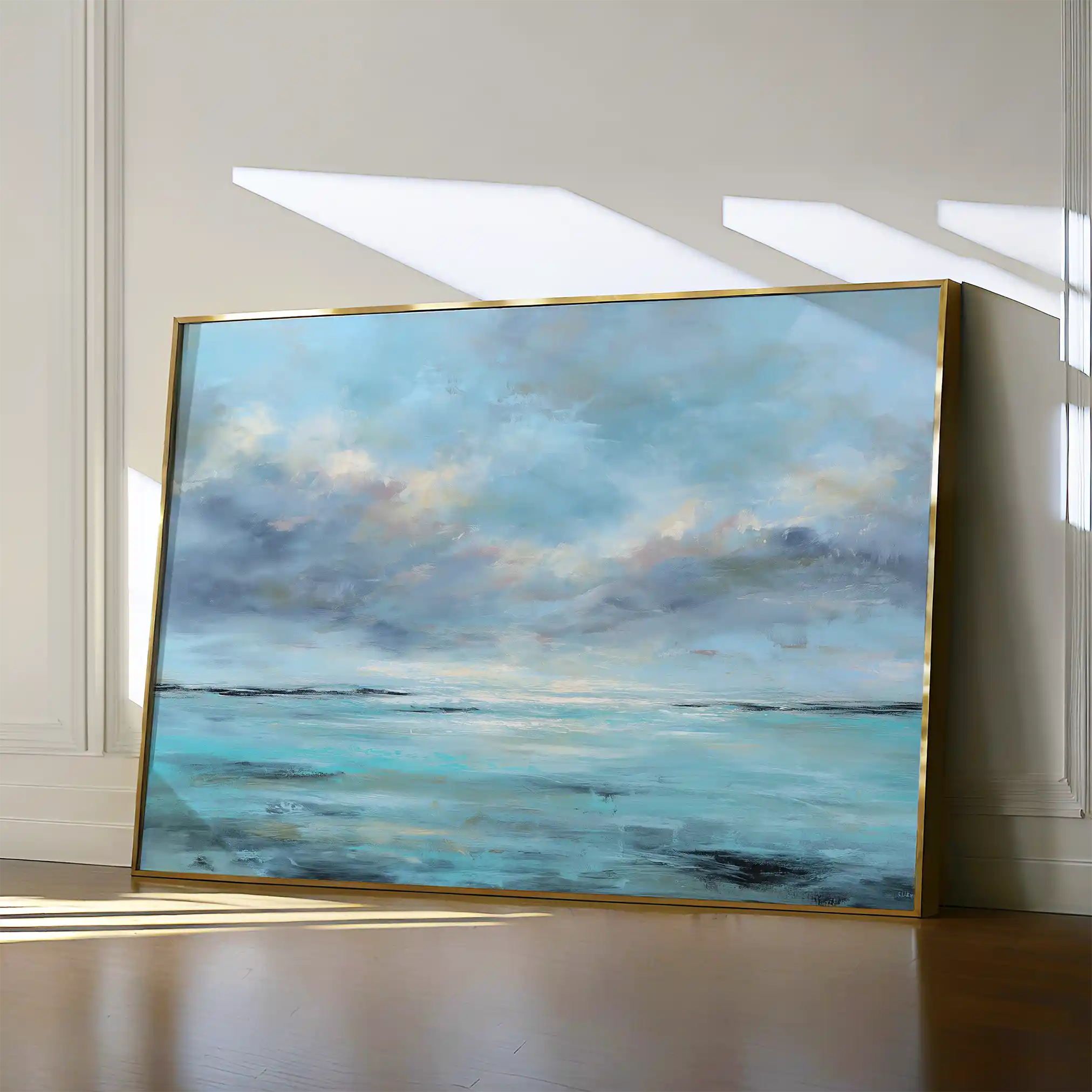 Abstract 1620 Canvas Art 60 x 40 cm / Black