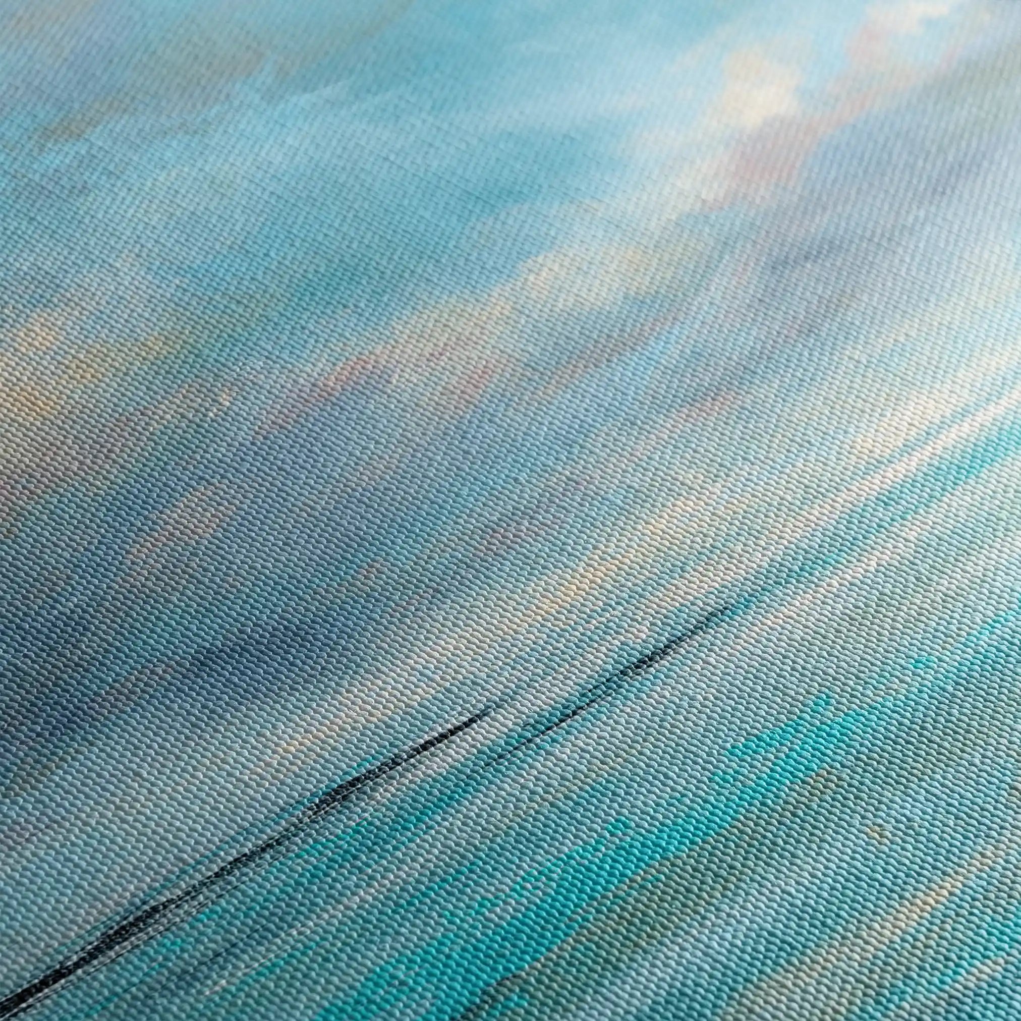 Abstract 1620 Canvas Art 60 x 40 cm / Black