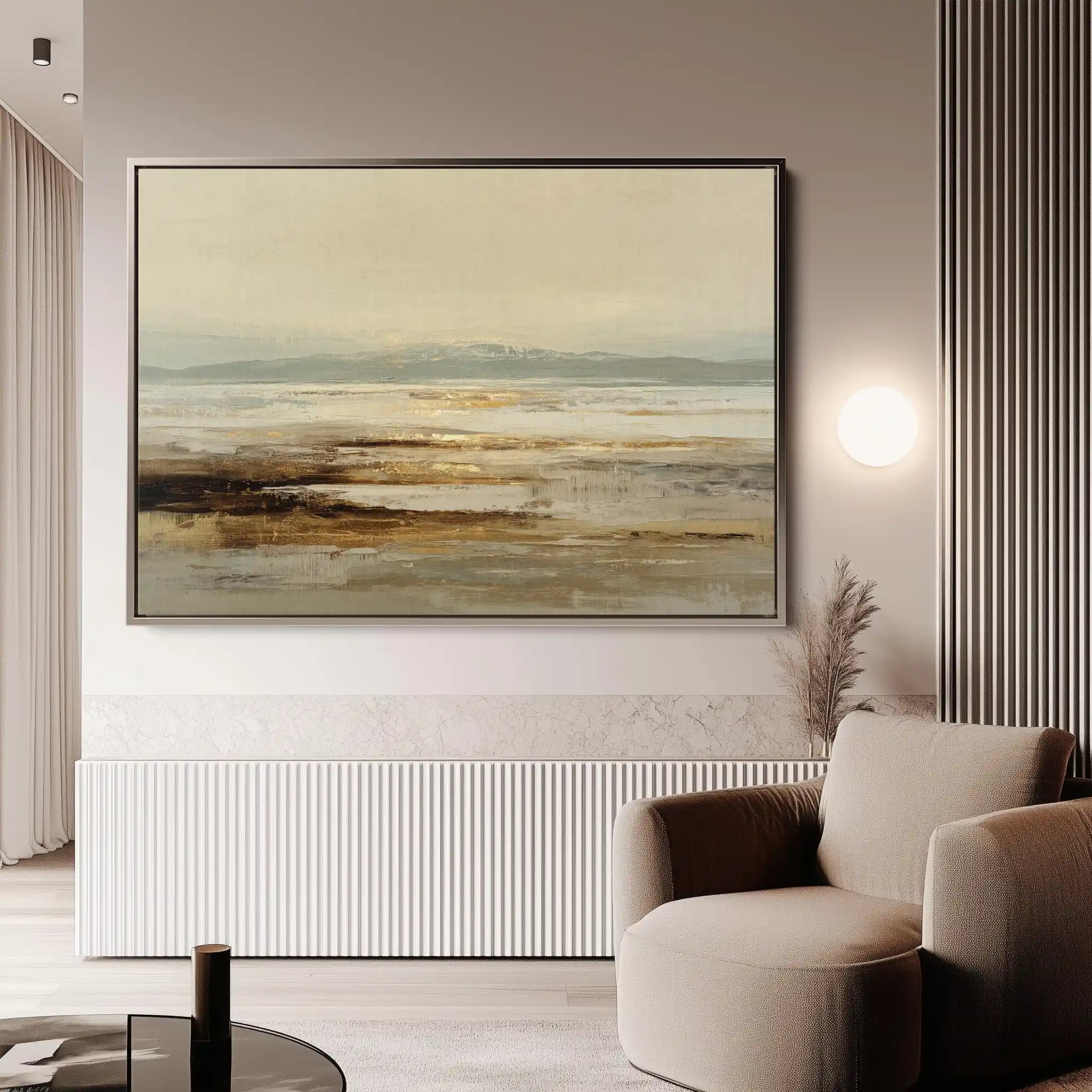Abstract 1622 Canvas Art 18" x 24" / 45 x 60 cm / Black