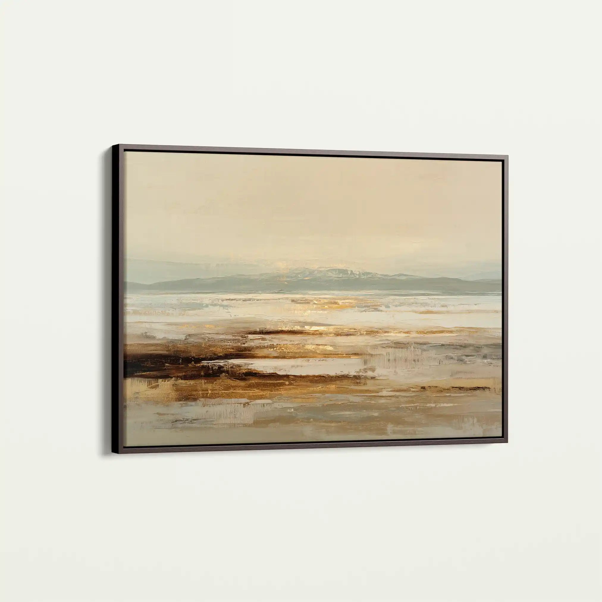 Abstract 1622 Canvas Art 60 x 40 cm / Black