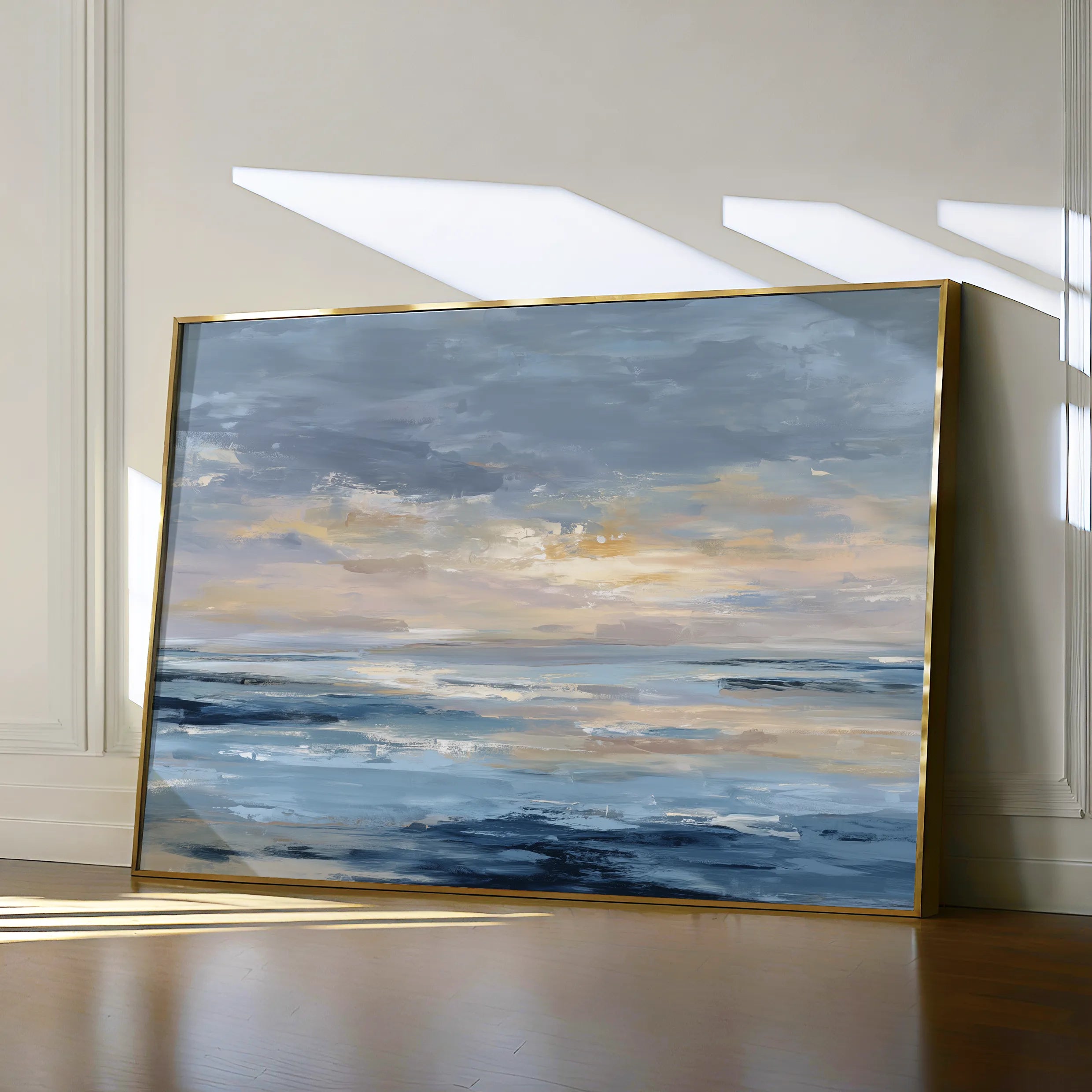 Abstract 1623 Canvas Art 18" x 24" / 45 x 60 cm / Black