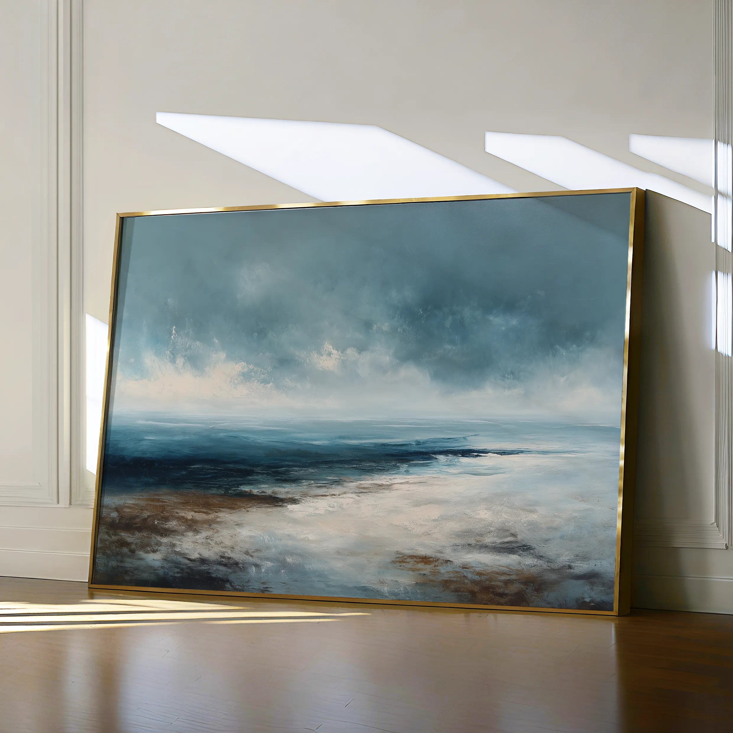 Abstract 1625 Canvas Art 18" x 24" / 45 x 60 cm / Black