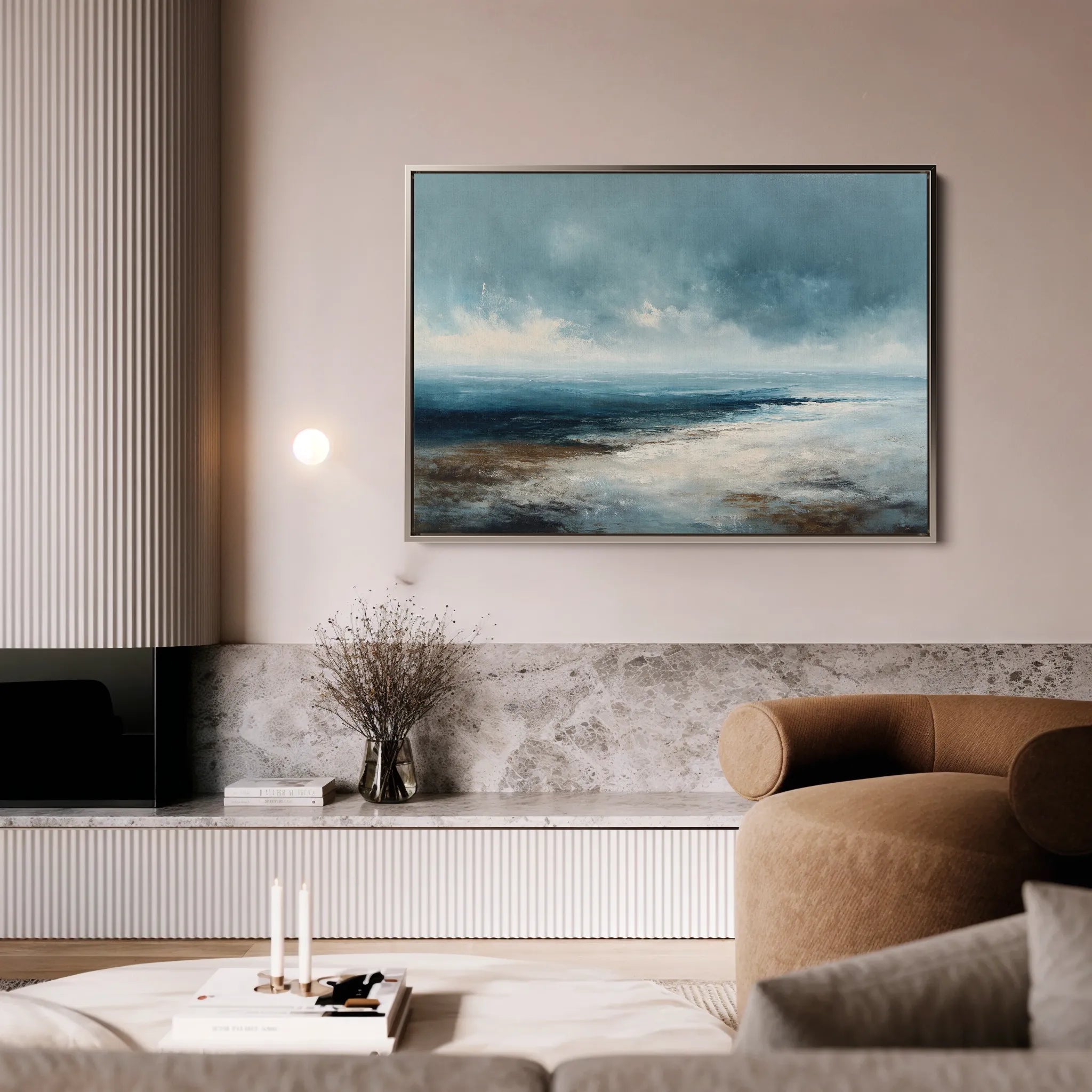 Abstract 1625 Canvas Art 18" x 24" / 45 x 60 cm / Black