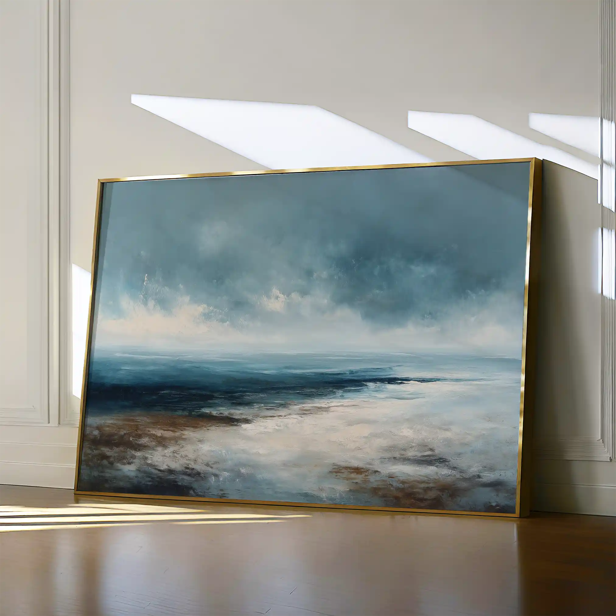 Abstract 1625 Canvas Art 60 x 40 cm / Black