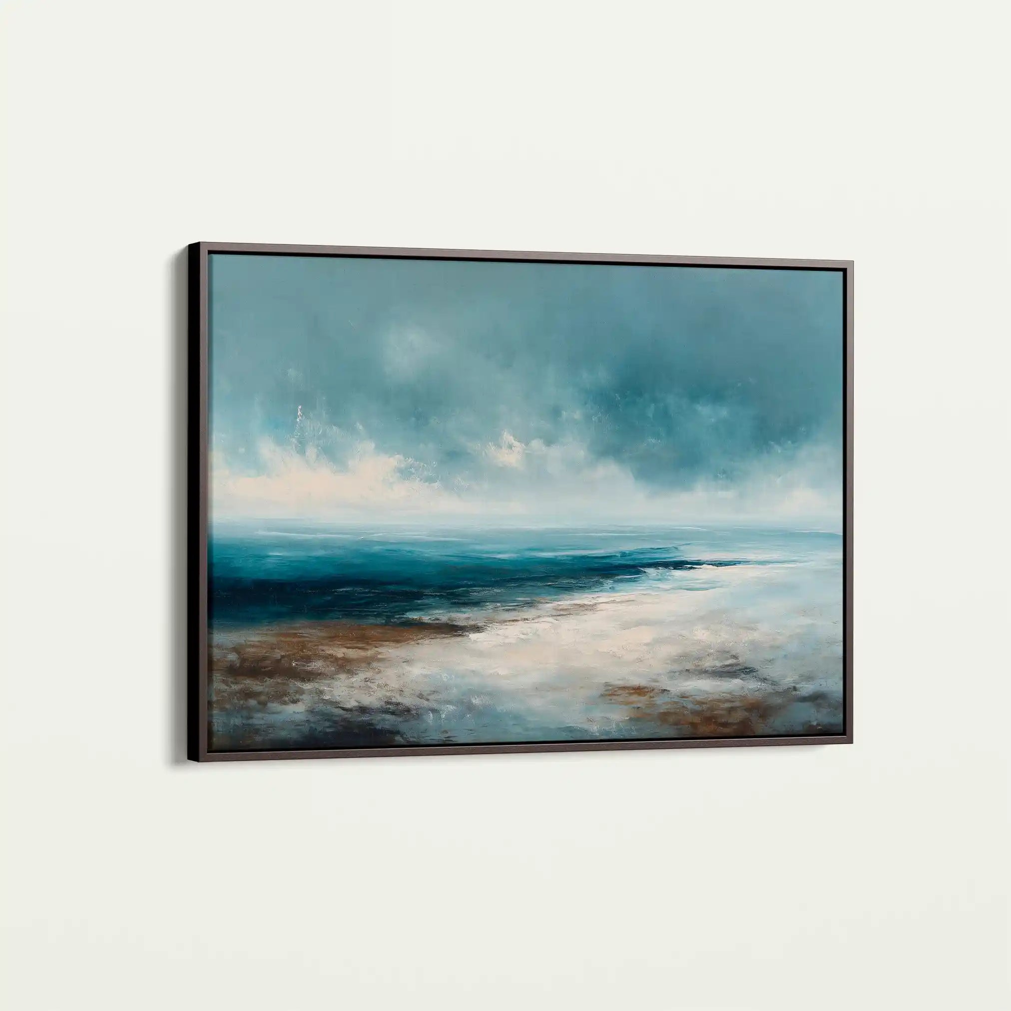 Abstract 1625 Canvas Art 60 x 40 cm / Black