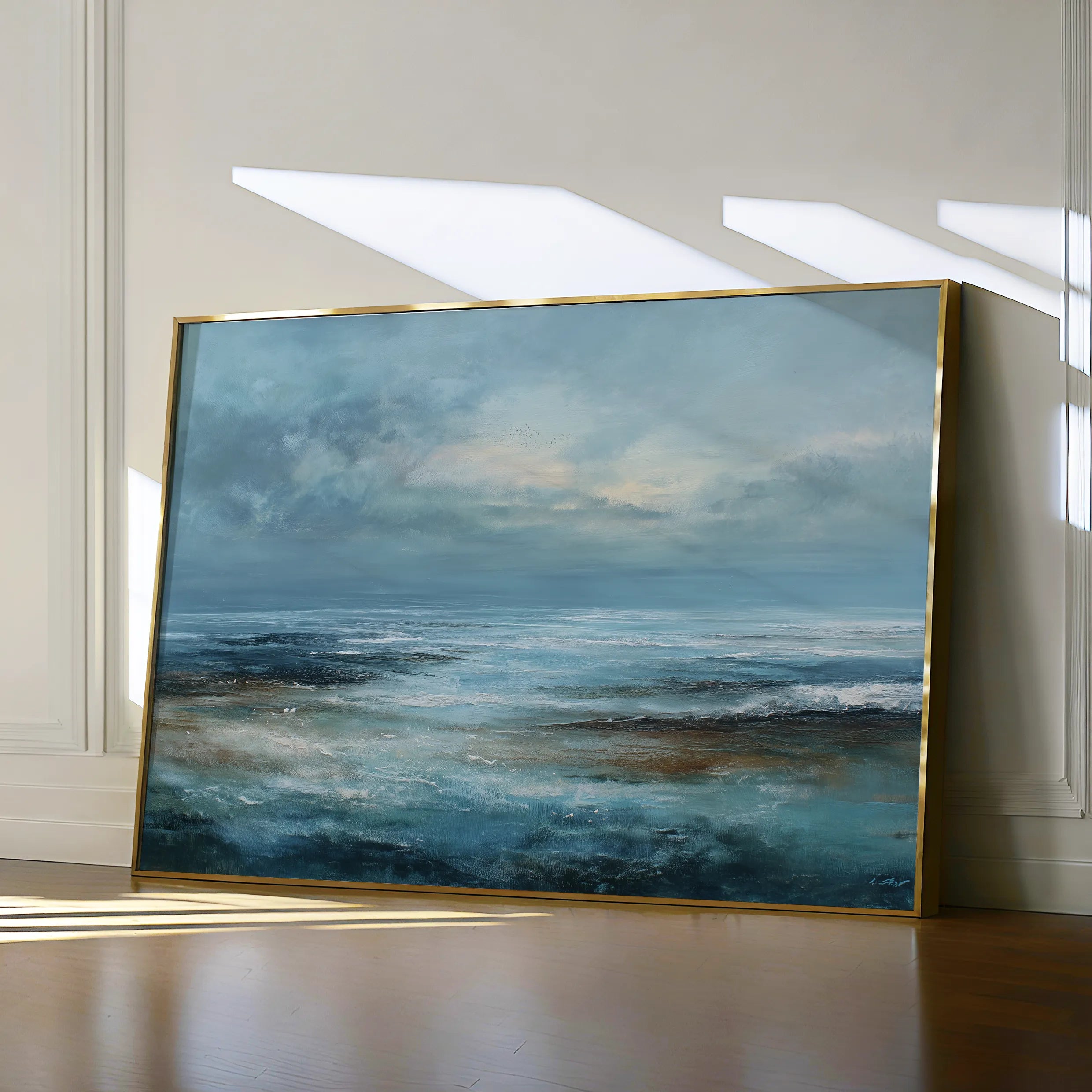 Abstract 1626 Canvas Art 18" x 24" / 45 x 60 cm / Black