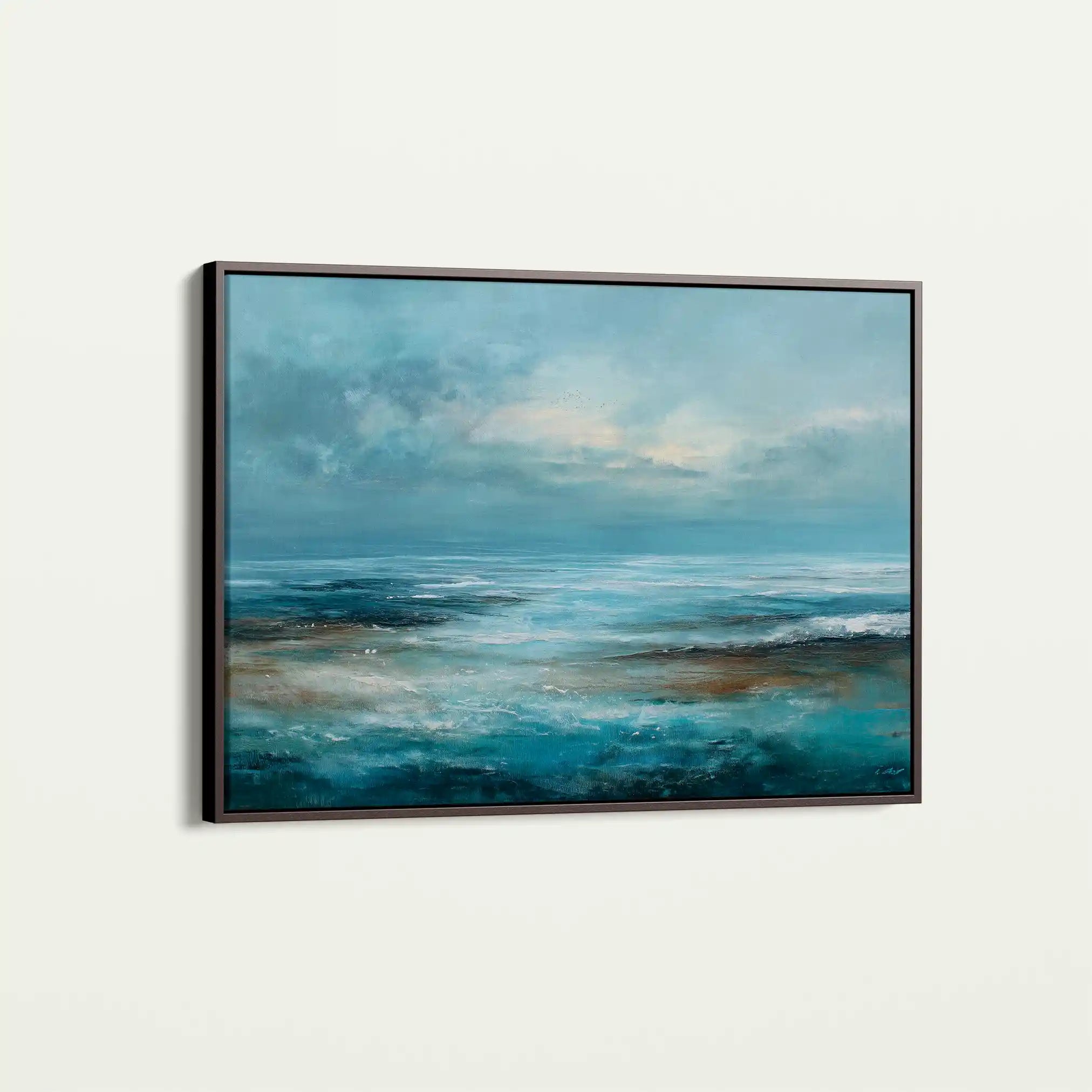 Abstract 1626 Canvas Art 60 x 40 cm / Black