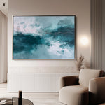 Abstract 1627 Canvas Art 18" x 24" / 45 x 60 cm / Black