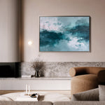 Abstract 1627 Canvas Art 18" x 24" / 45 x 60 cm / Black