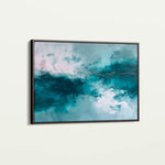 Abstract 1627 Canvas Art 18" x 24" / 45 x 60 cm / Black