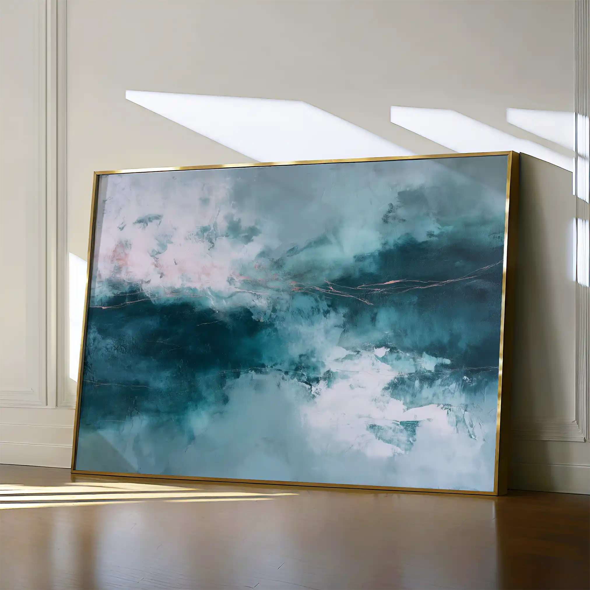 Abstract 1627 Canvas Art 60 x 40 cm / Black