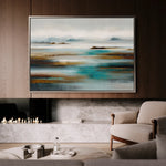 Abstract 1628 Canvas Art 18" x 24" / 45 x 60 cm / Black