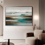 Abstract 1628 Canvas Art 18" x 24" / 45 x 60 cm / Black
