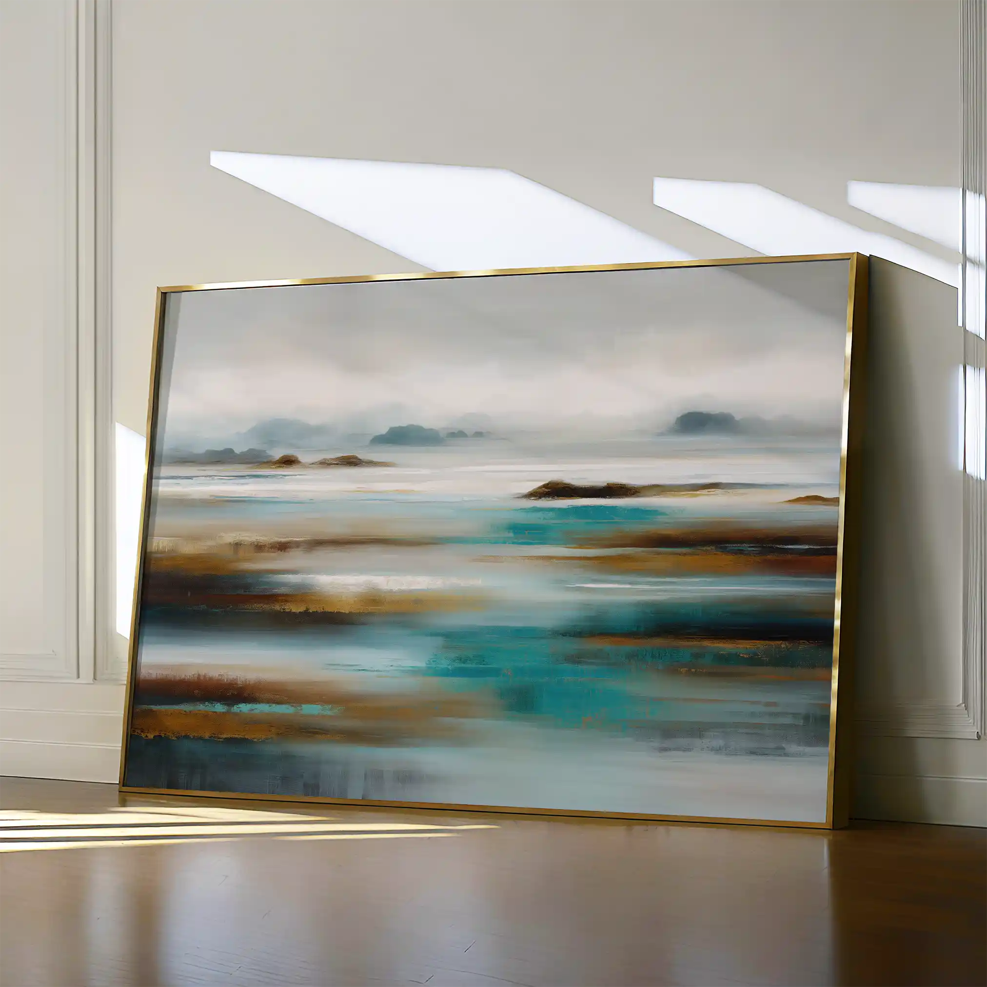 Abstract 1628 Canvas Art 60 x 40 cm / Black