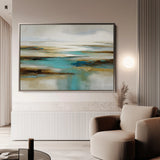 Abstract 1629 Canvas Art 18" x 24" / 45 x 60 cm / Black