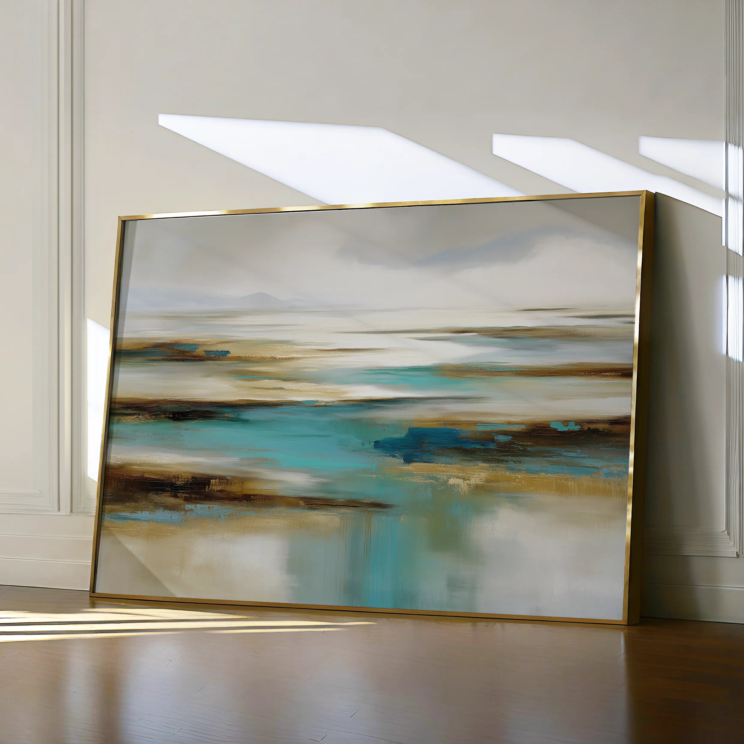 Abstract 1629 Canvas Art 18" x 24" / 45 x 60 cm / Black